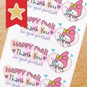 Thank you labels stickers 100ct